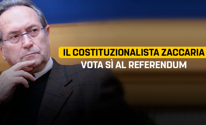 Referendum: perché votare SI, ce lo spiega il costituzionalista Zaccaria
